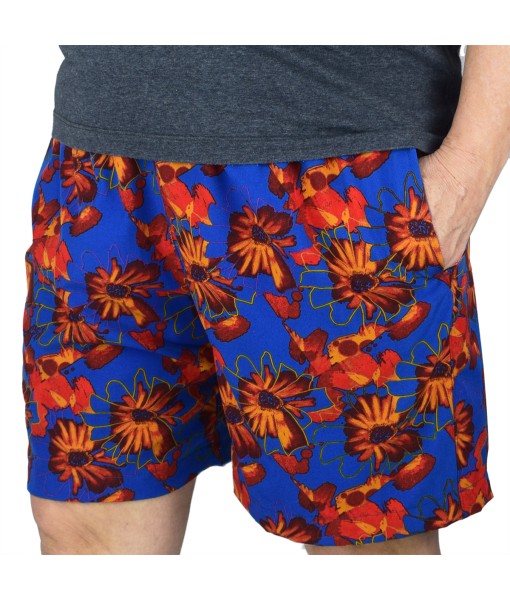 Short Estampado Tactel Elastano Extra Grande Bermuda Royal